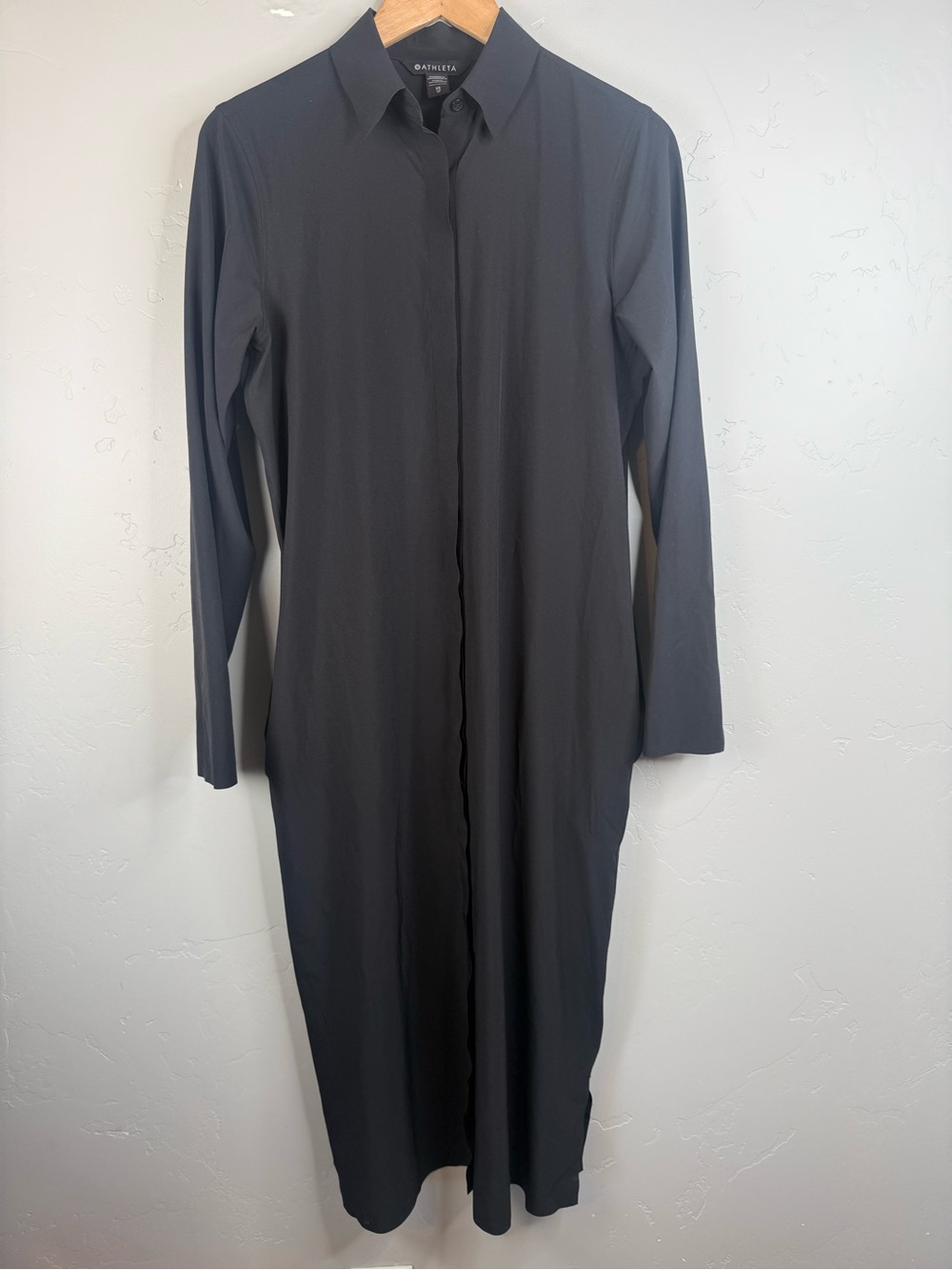 Athleta Urbanite Dress Shirt Dress with Pockets Size XS - Picture 2 of 11